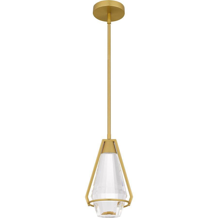 Integrated LED Mini Pendant, Gold