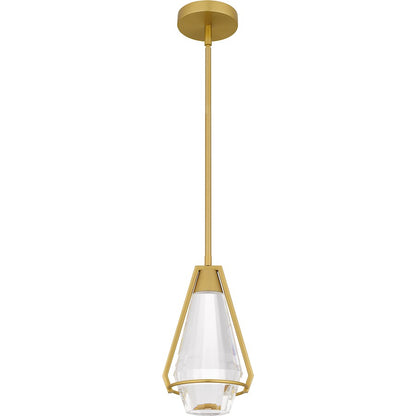 Integrated LED Mini Pendant, Gold