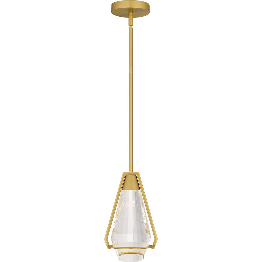 Integrated LED Mini Pendant, Gold