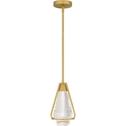 Integrated LED Mini Pendant, Gold