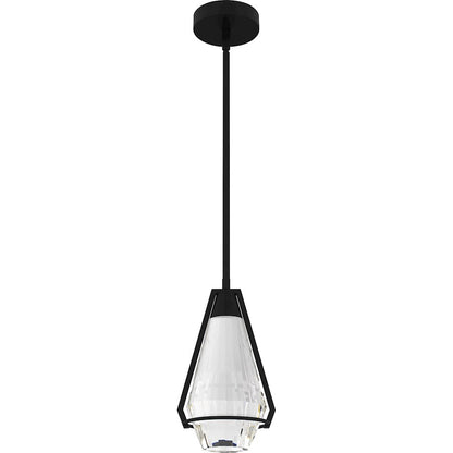 Integrated LED Mini Pendant, Black