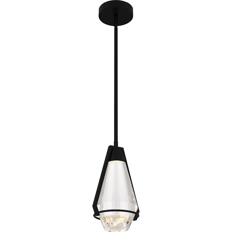 Integrated LED Mini Pendant, Black