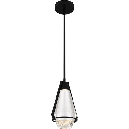 Integrated LED Mini Pendant, Black