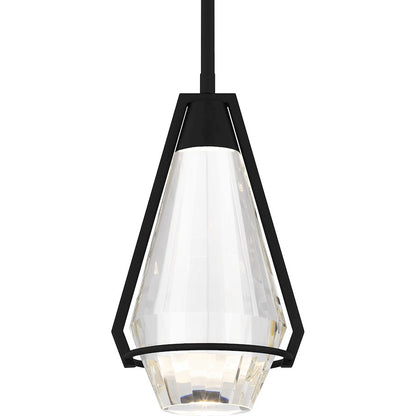 Integrated LED Mini Pendant, Black