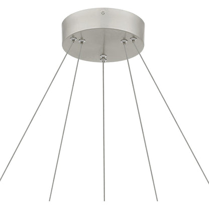 24" Integrated LED Pendant, Nickel