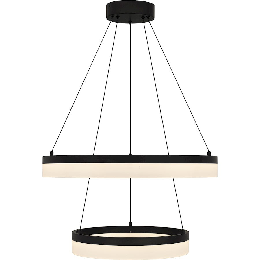 24" Integrated LED Pendant, Bronze