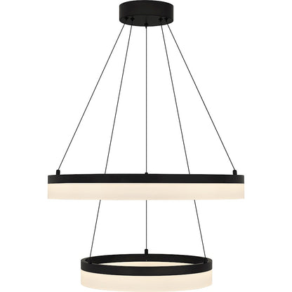 24" Integrated LED Pendant, Bronze