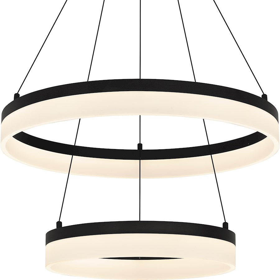 24" Integrated LED Pendant, Bronze