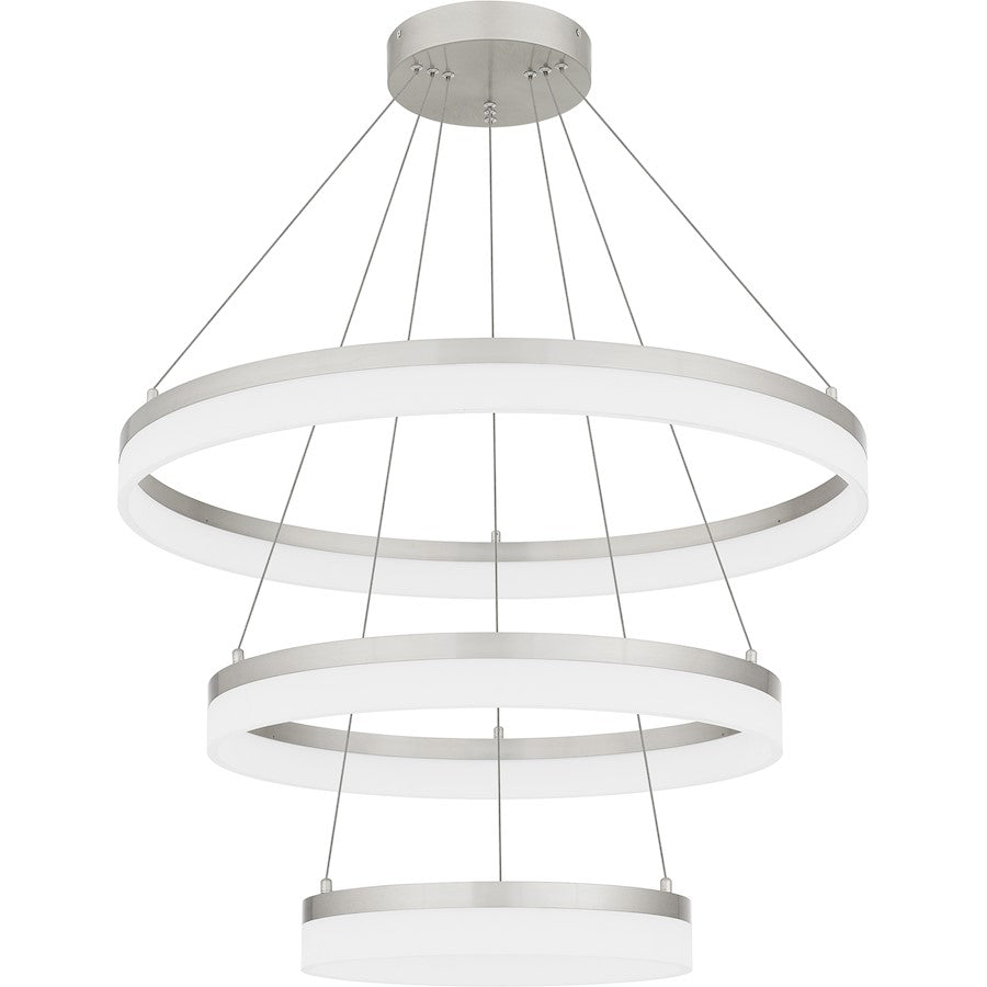 32" Integrated LED Pendant, Nickel