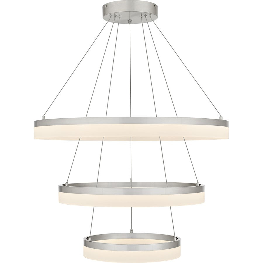 32" Integrated LED Pendant, Nickel