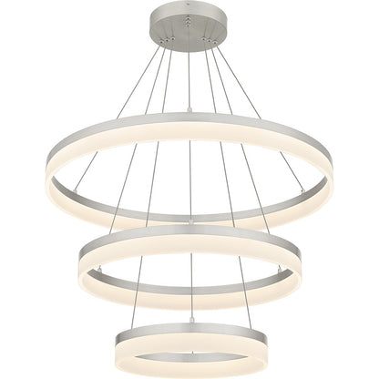 32" Integrated LED Pendant, Nickel
