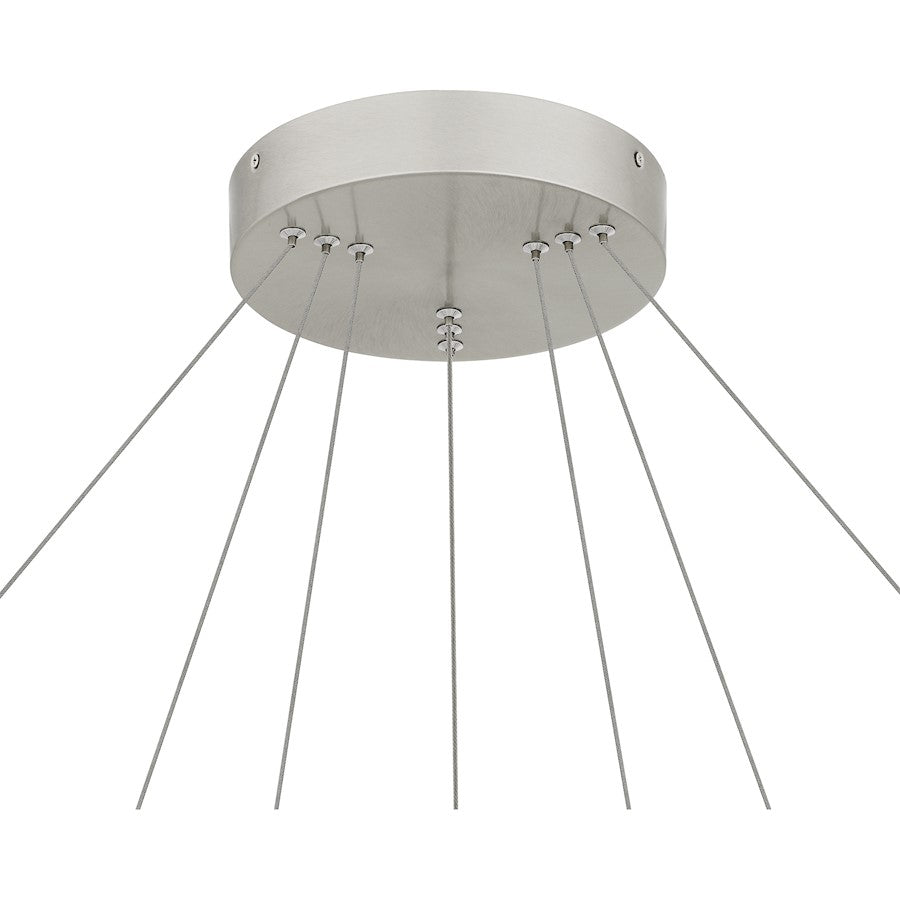 32" Integrated LED Pendant, Nickel