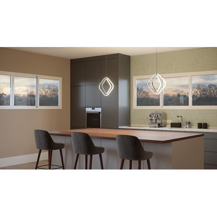 LED Mini Pendant, Polished Chrome