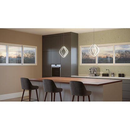 LED Mini Pendant, Polished Chrome