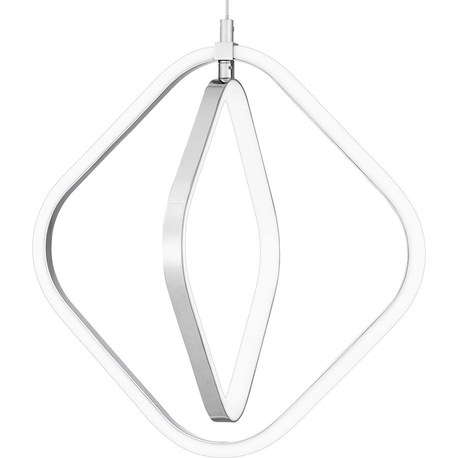 LED Mini Pendant, Polished Chrome