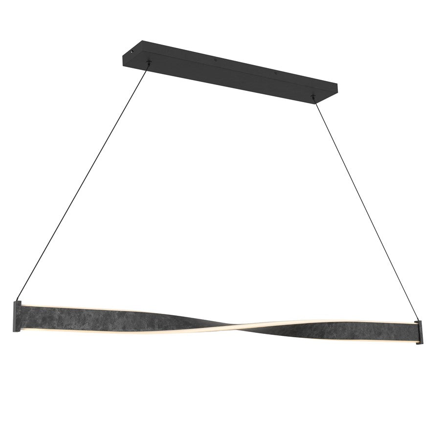 Quoizel Porter Integrated LED Old Black Island Light, Old Black - PCPOR150OK