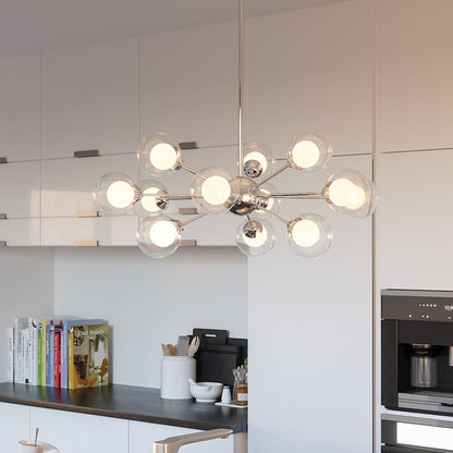 Quoizel 12 Light Platinum Spellbound Chandelier, Polished Chrome