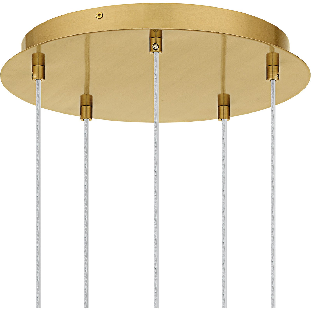 Quoizel Skye 14in 1-Light Pendant | Modern Brushed Gold and Clear Bubble Crystal Glass | Kitchen Island & Dining Room | Model PCSKY1812BRG