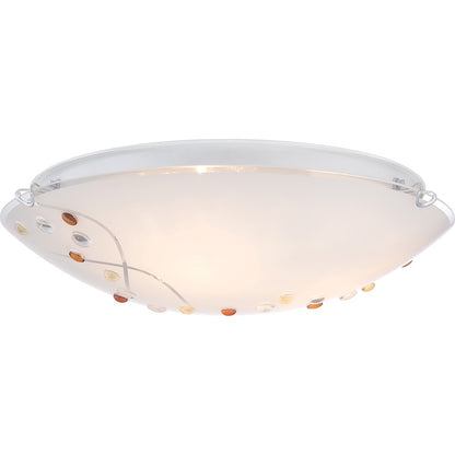 Quoizel Platinum Collection Stellar Flush Mount, Polished Chrome