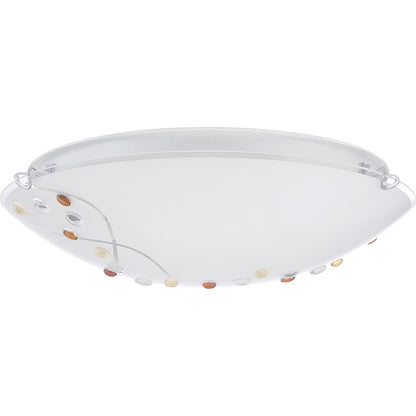 Quoizel Platinum Collection Stellar Flush Mount, Polished Chrome