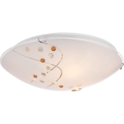 Quoizel Platinum Collection Stellar Flush Mount, Polished Chrome