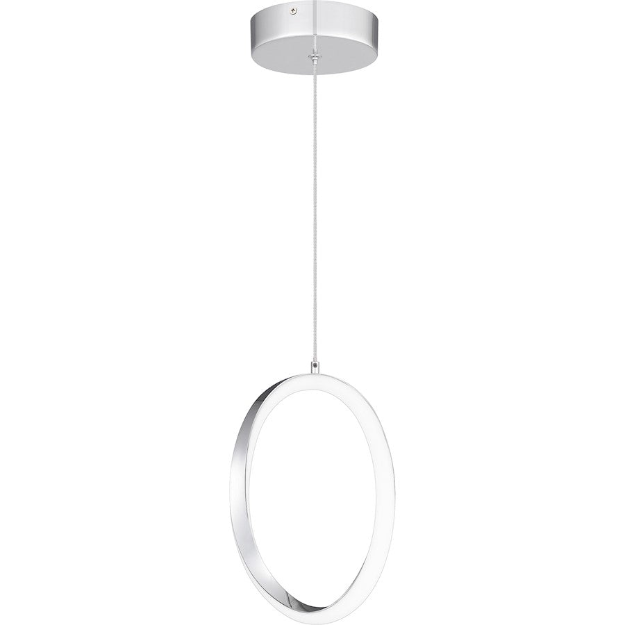 LED Mini Pendant, Polished Chrome