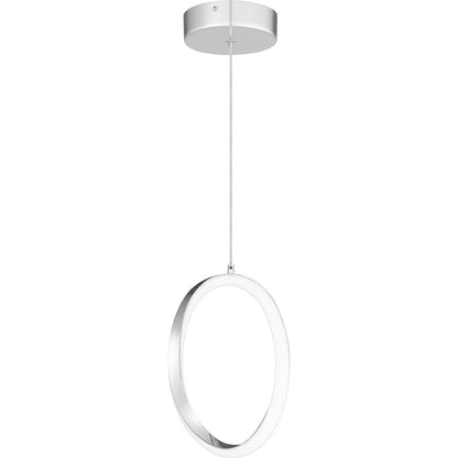 LED Mini Pendant, Polished Chrome