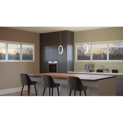LED Mini Pendant, Polished Chrome