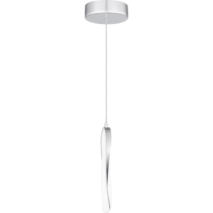 LED Mini Pendant, Polished Chrome