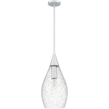 1 Light Pendant, Polished Chrome