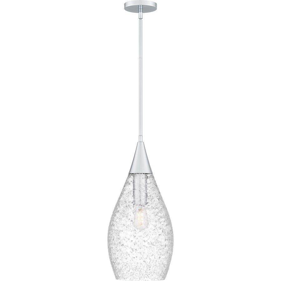 1 Light Pendant, Polished Chrome