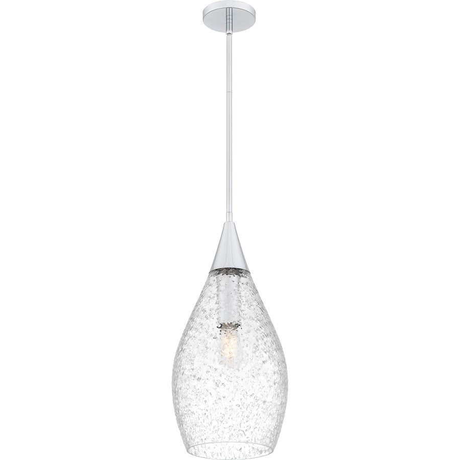 1 Light Pendant, Polished Chrome
