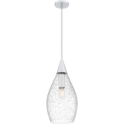 1 Light Pendant, Polished Chrome
