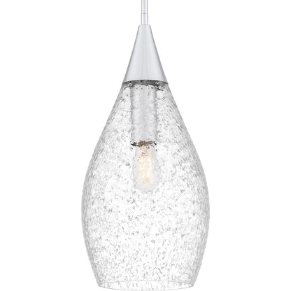 1 Light Pendant, Polished Chrome
