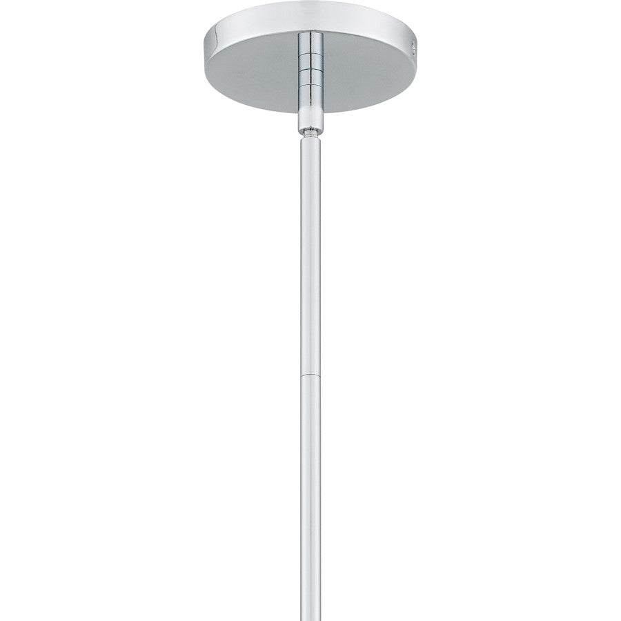 1 Light Pendant, Polished Chrome