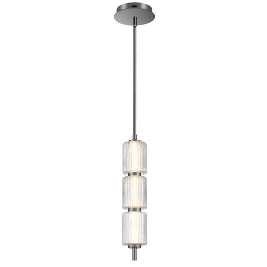 Quoizel Turner Integrated LED Mini Pendant, Black Chrome - PCTUR1504BCH