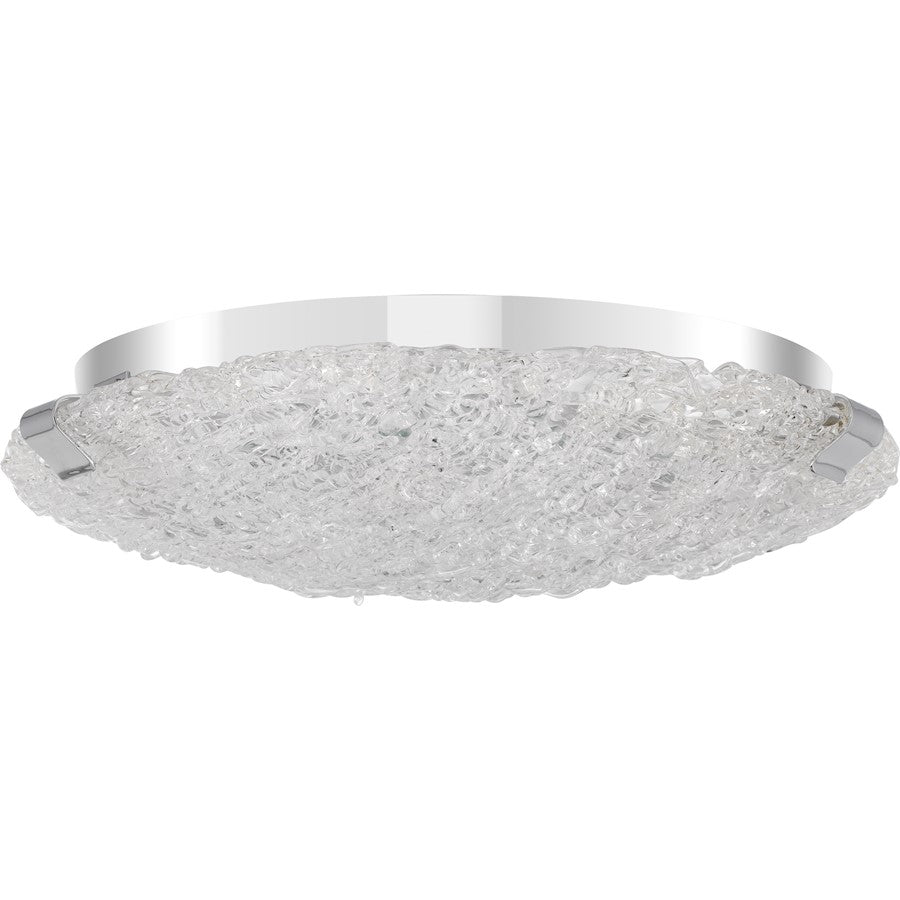 Quoizel Platinum Winter Flush Mount, Polished Chrome