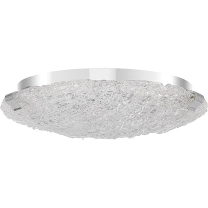 Quoizel Platinum Winter Flush Mount, Polished Chrome