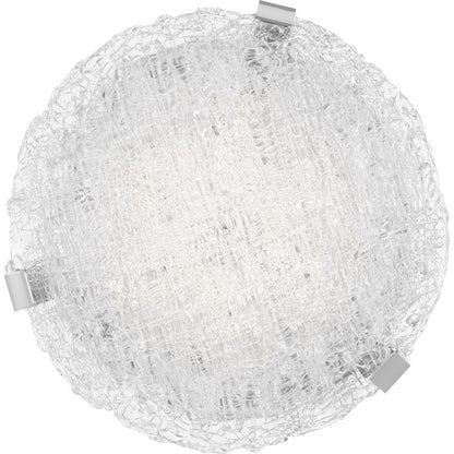 Quoizel Platinum Winter Flush Mount, Polished Chrome