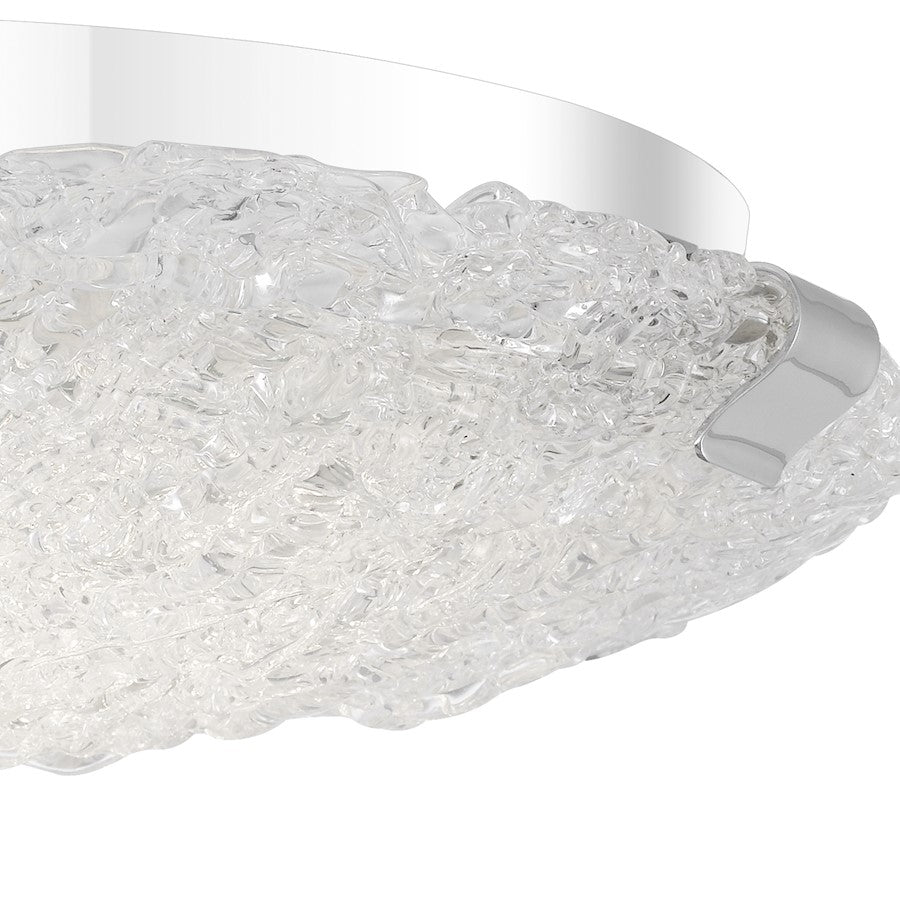 Quoizel Platinum Winter Flush Mount, Polished Chrome