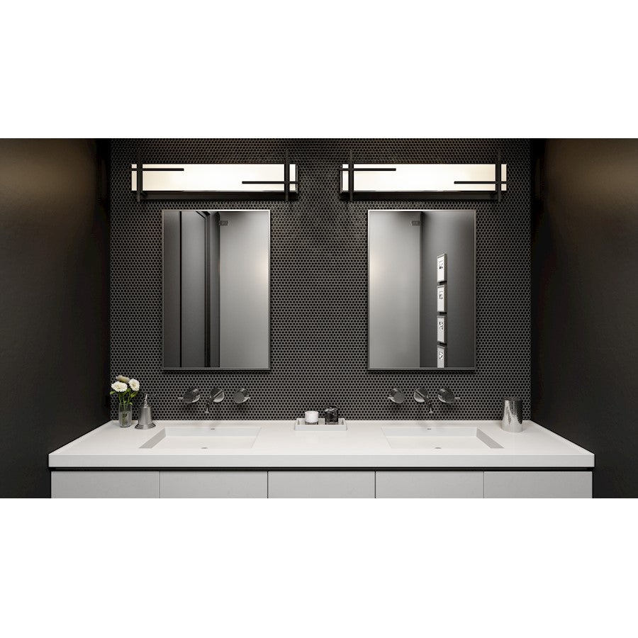 Quoizel Wylie 29" Bath Vanity, Earth Black