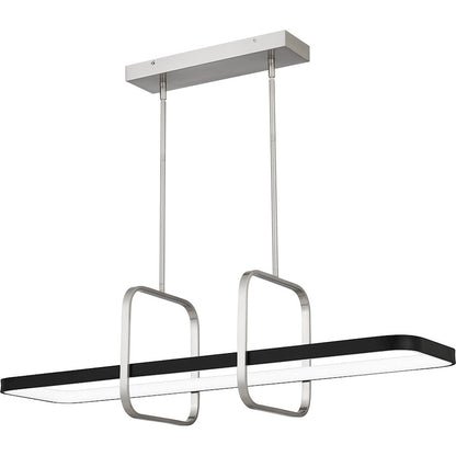 Quoizel Zimmers LED Island Light, Brushed Nickel