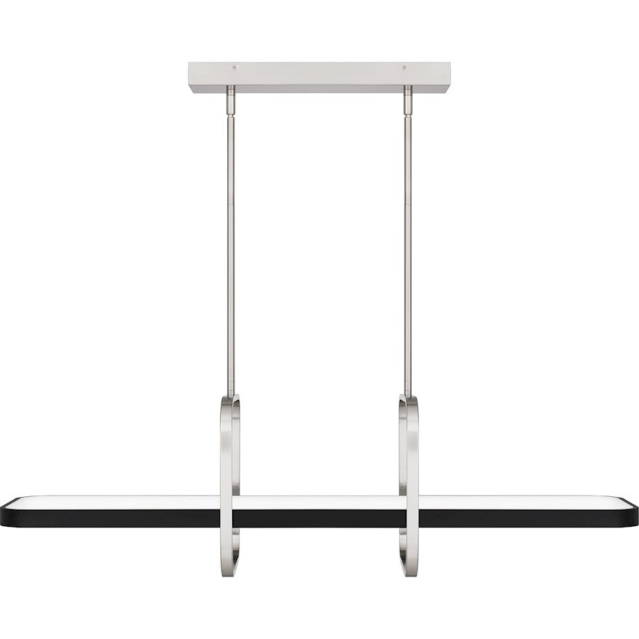 Quoizel Zimmers LED Island Light, Brushed Nickel