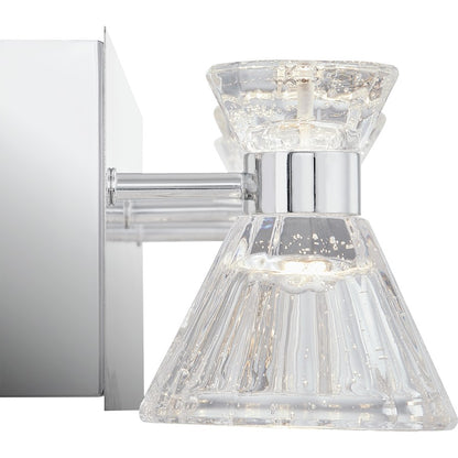 LED Bathroom Vanity Light, Polished Chrome