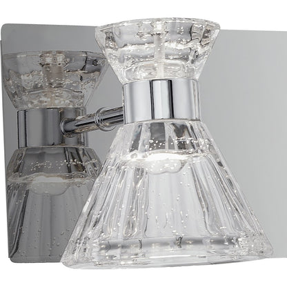 LED Bathroom Vanity Light, Polished Chrome