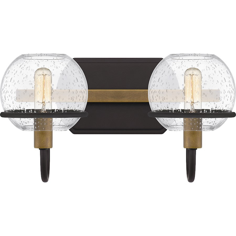 Quoizel Phoenix 2 Light Bath Vanity, Western Bronze