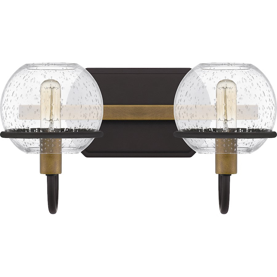 Quoizel Phoenix 2 Light Bath Vanity, Western Bronze
