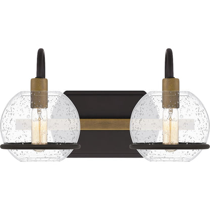 Quoizel Phoenix 2 Light Bath Vanity, Western Bronze