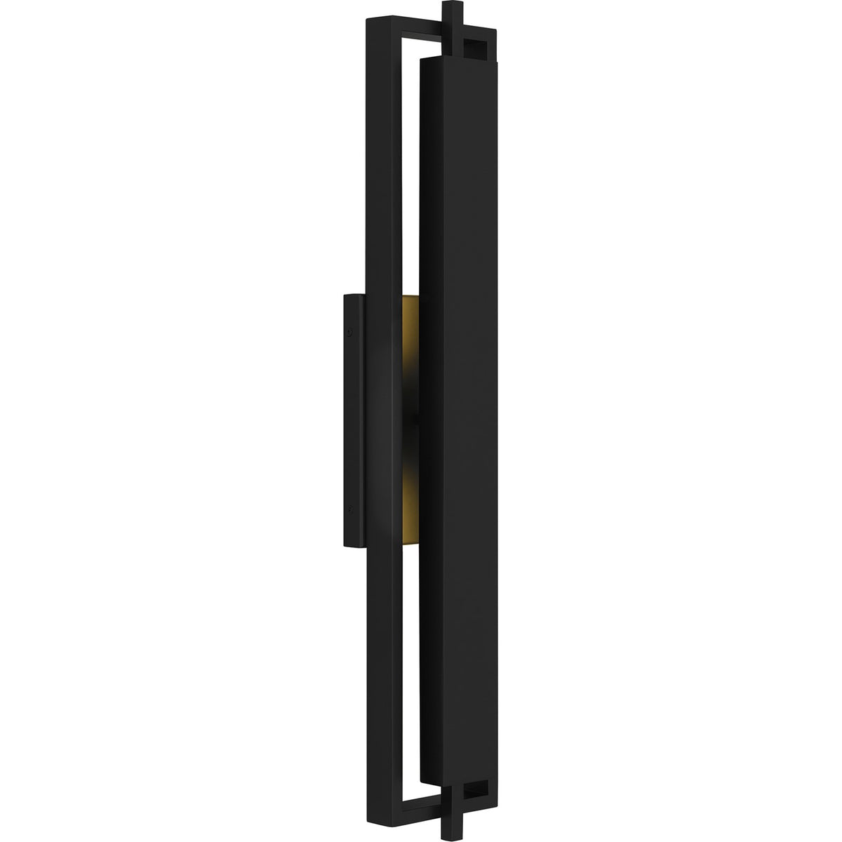 Quoizel Pointsett 30in Outdoor Wall Lantern | Modern Matte Black Coastal Armour Aluminum | Front Door & Porch | Model PNT8506MBK