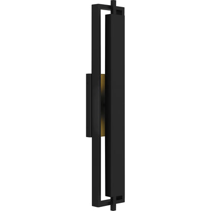 Quoizel Pointsett 30in Outdoor Wall Lantern | Modern Matte Black Coastal Armour Aluminum | Front Door & Porch | Model PNT8506MBK